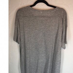 Casual Gray Short Sleeve Tee for Men